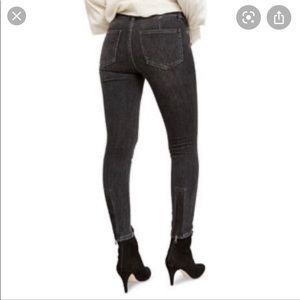 Mid rise skinny jeans